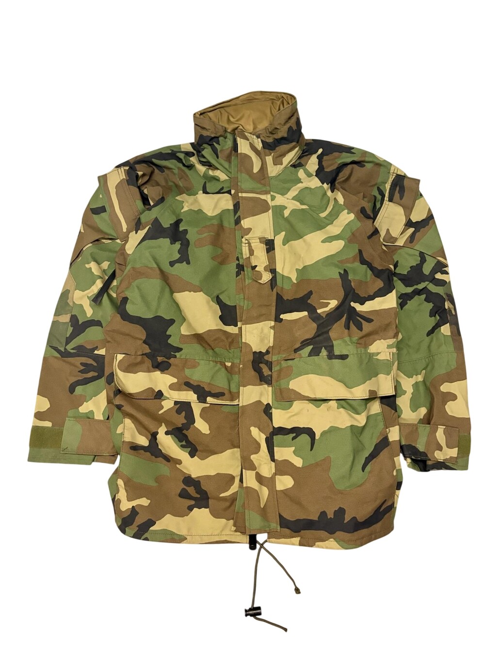 Vintage Tennier Industries Coat Mens Small Camo Gore Tex ECWCS USMC Parka